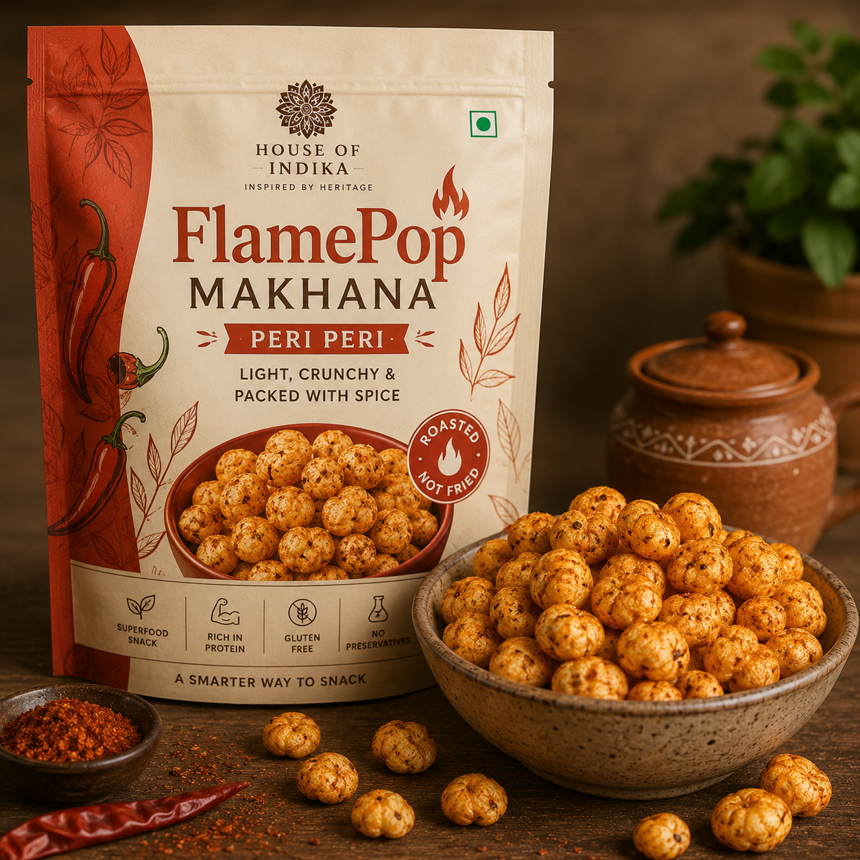 FlamePop Makhana – Peri Peri Blast
