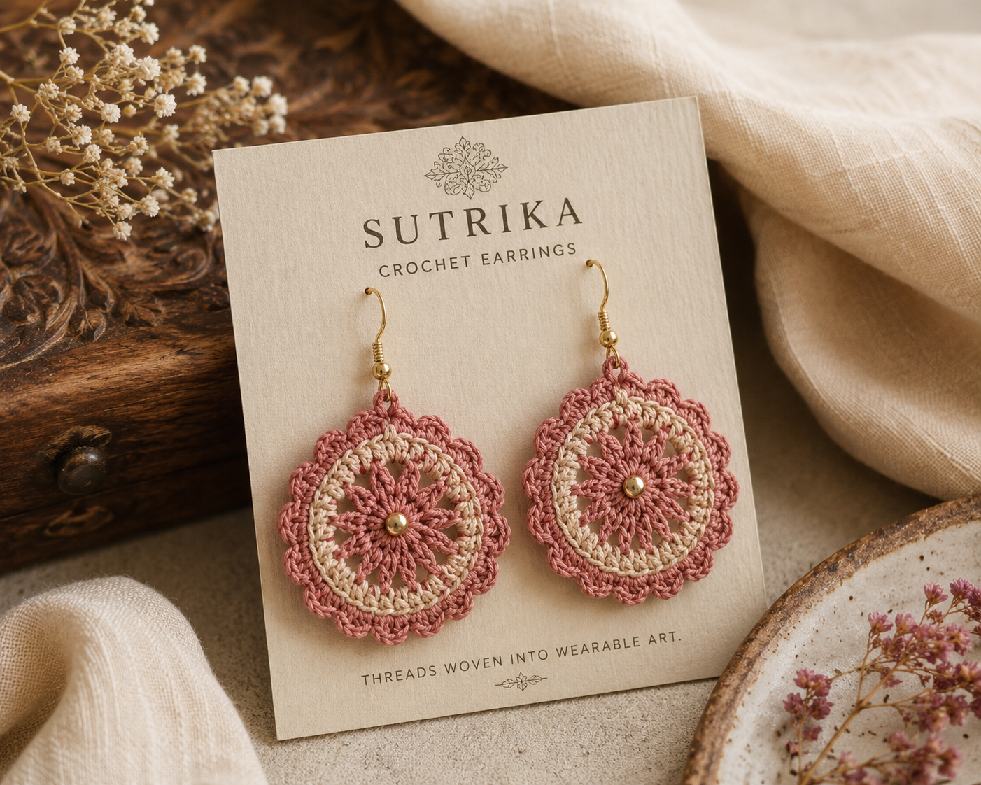 Sutrika Crochet Earrings