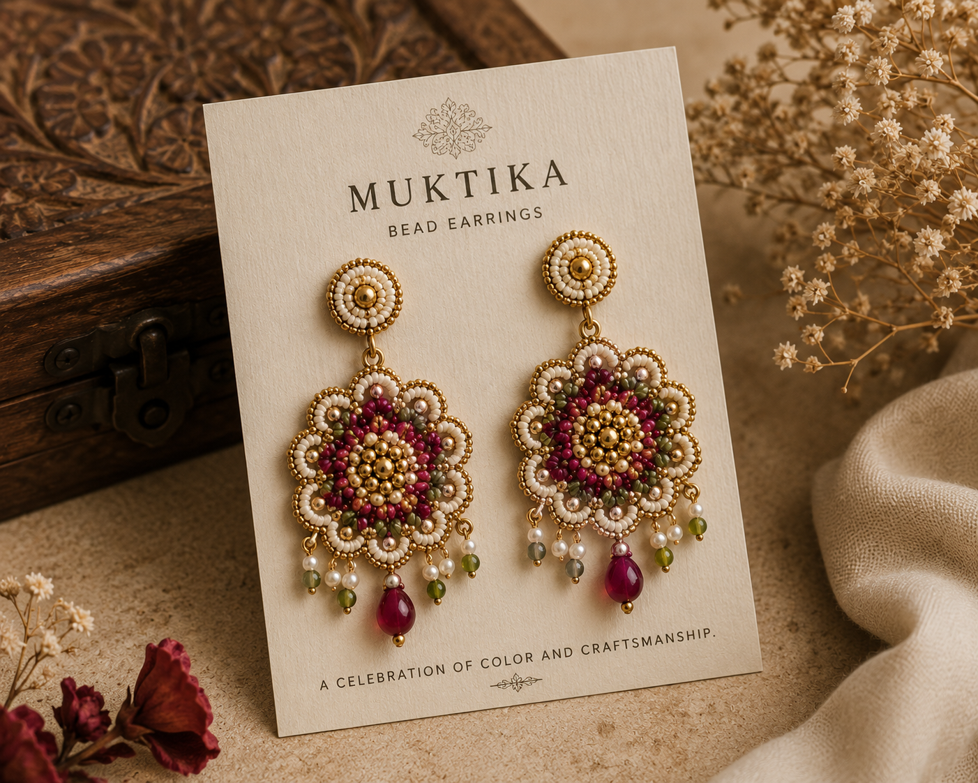 Muktika Bead Earrings