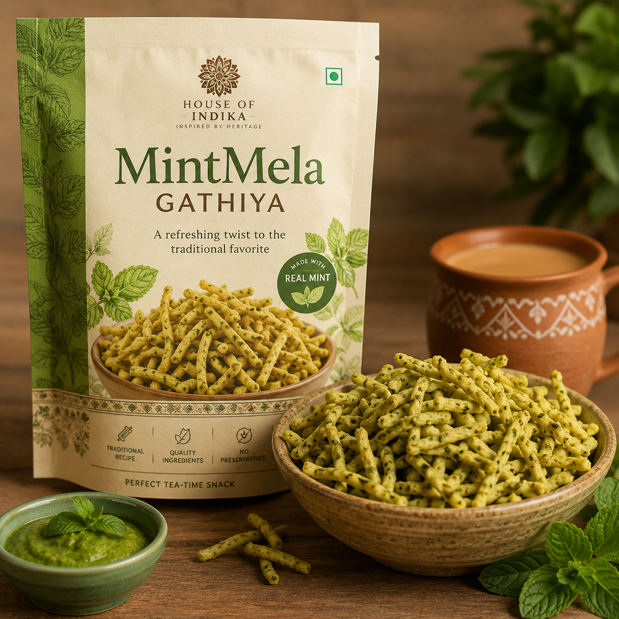 MintMela Gathiya — craftsmanship detail