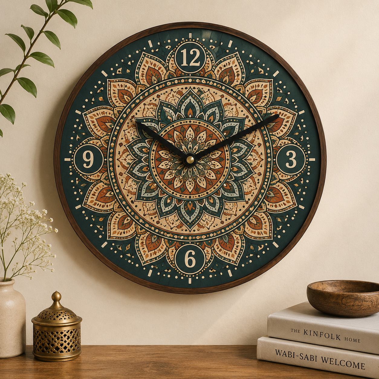Chakra Mandala Clock